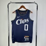 NBA 0 Westbrook Clippers 23-24 city Maillot imprimé